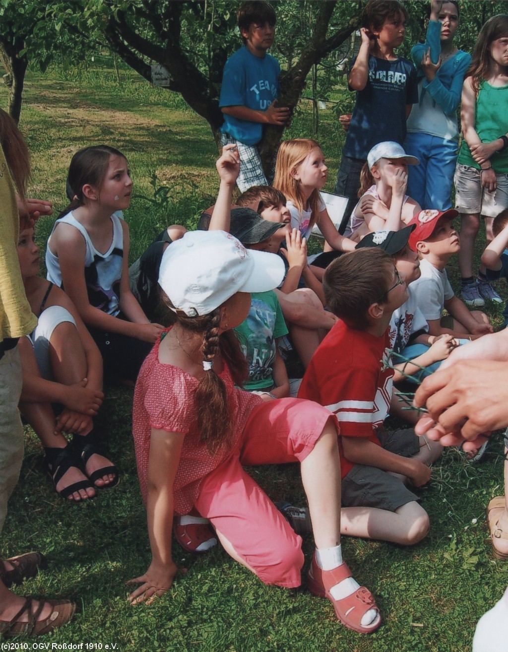 Wandertag der Brckenschule zum OGV-Rodorf